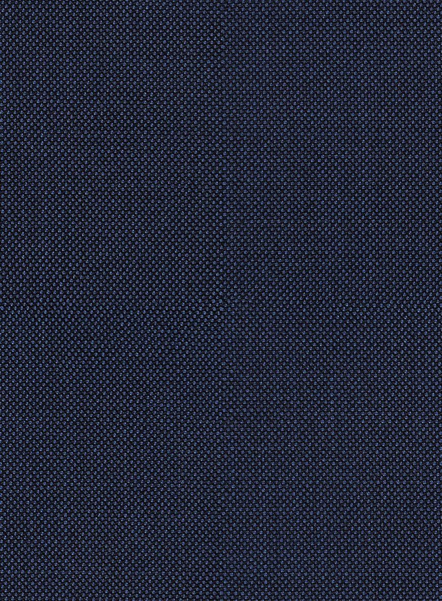 Napolean Ford Blue Birdseye Wool Suit - Image 7