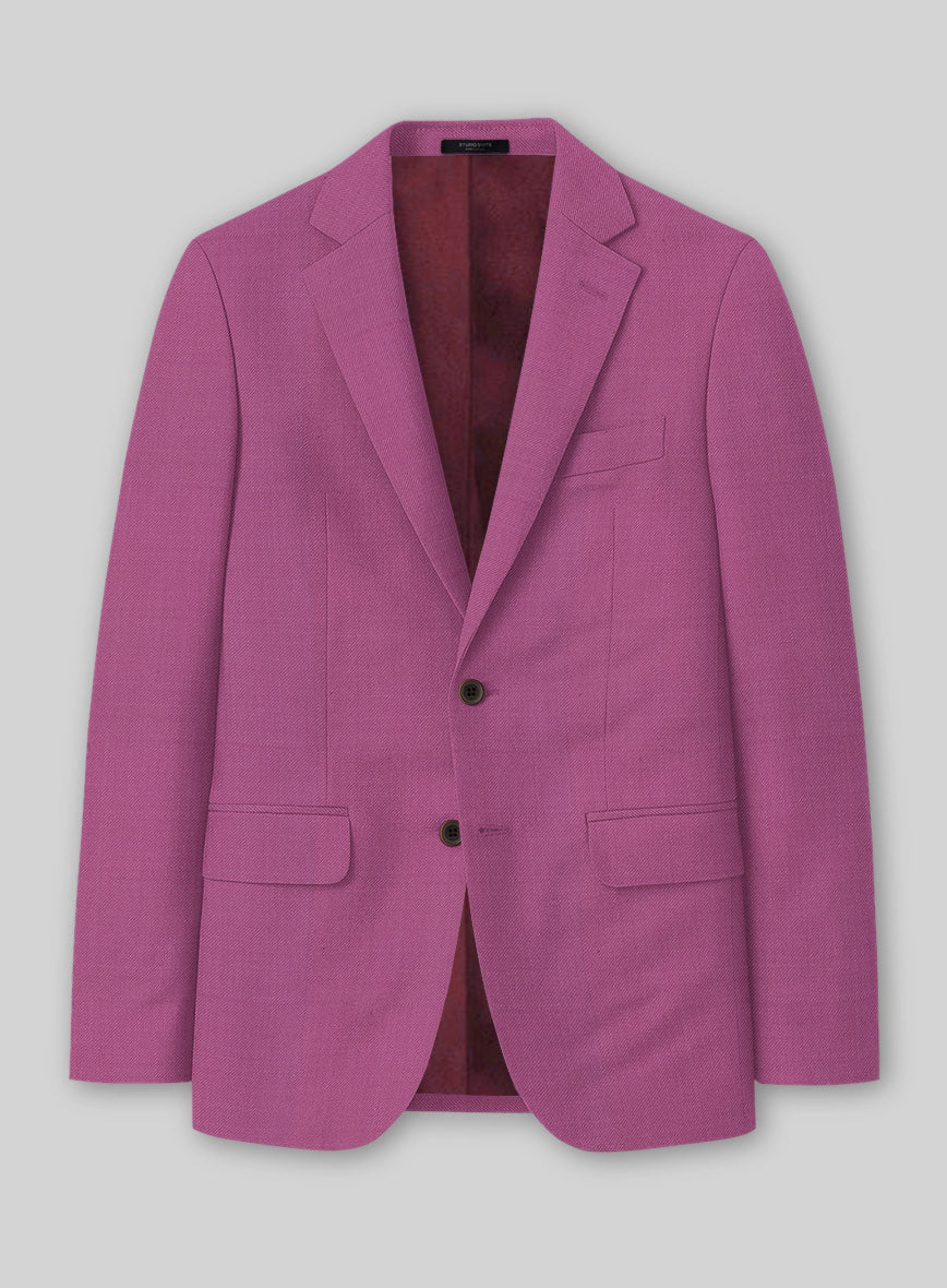 Napolean Fuchsia Pink Wool Suit - Image 2