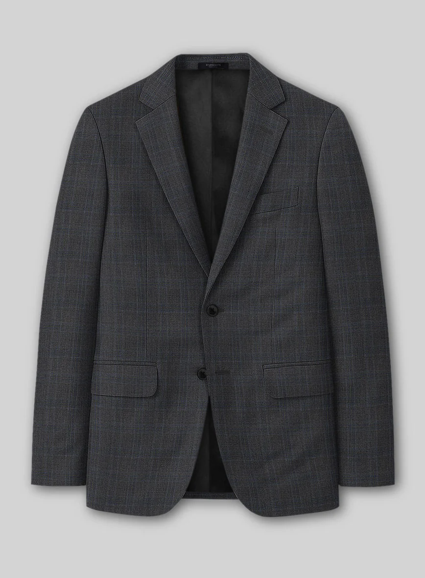 Napolean Gatsby's Charcoal Glen Wool Suit - Image 2