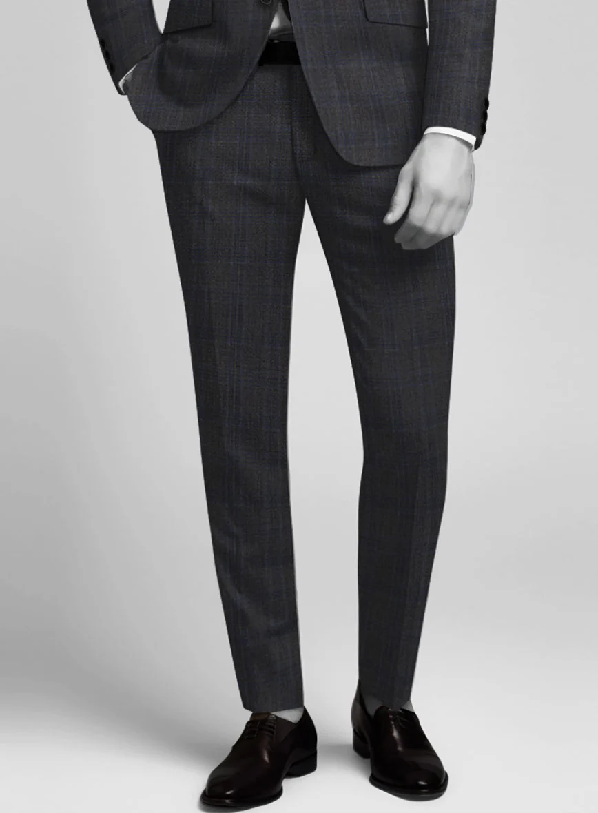 Napolean Gatsby's Charcoal Glen Wool Suit - Image 5