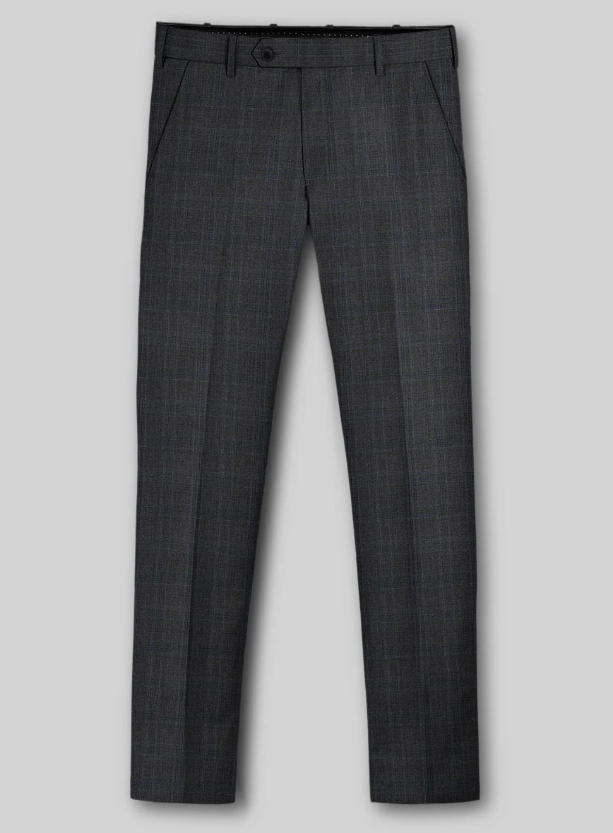 Napolean Gatsby's Charcoal Glen Wool Suit - Image 4