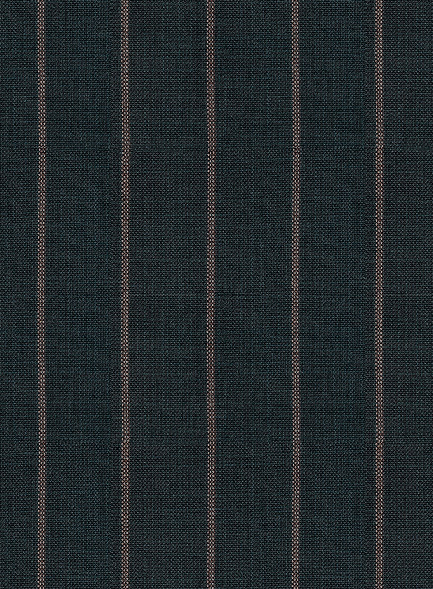 Napolean Gavino Stripe Green Wool Jacket - Image 3