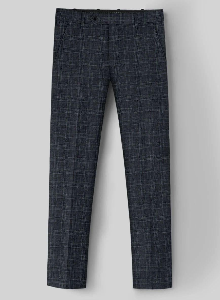 Napolean Gisde Glen Blue Wool Suit - Image 6