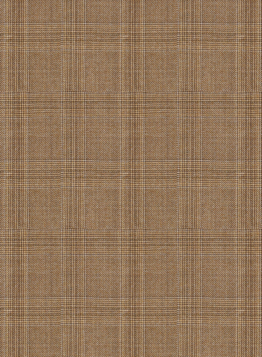Napolean Gisde Glen Brown Wool Pants - Image 3