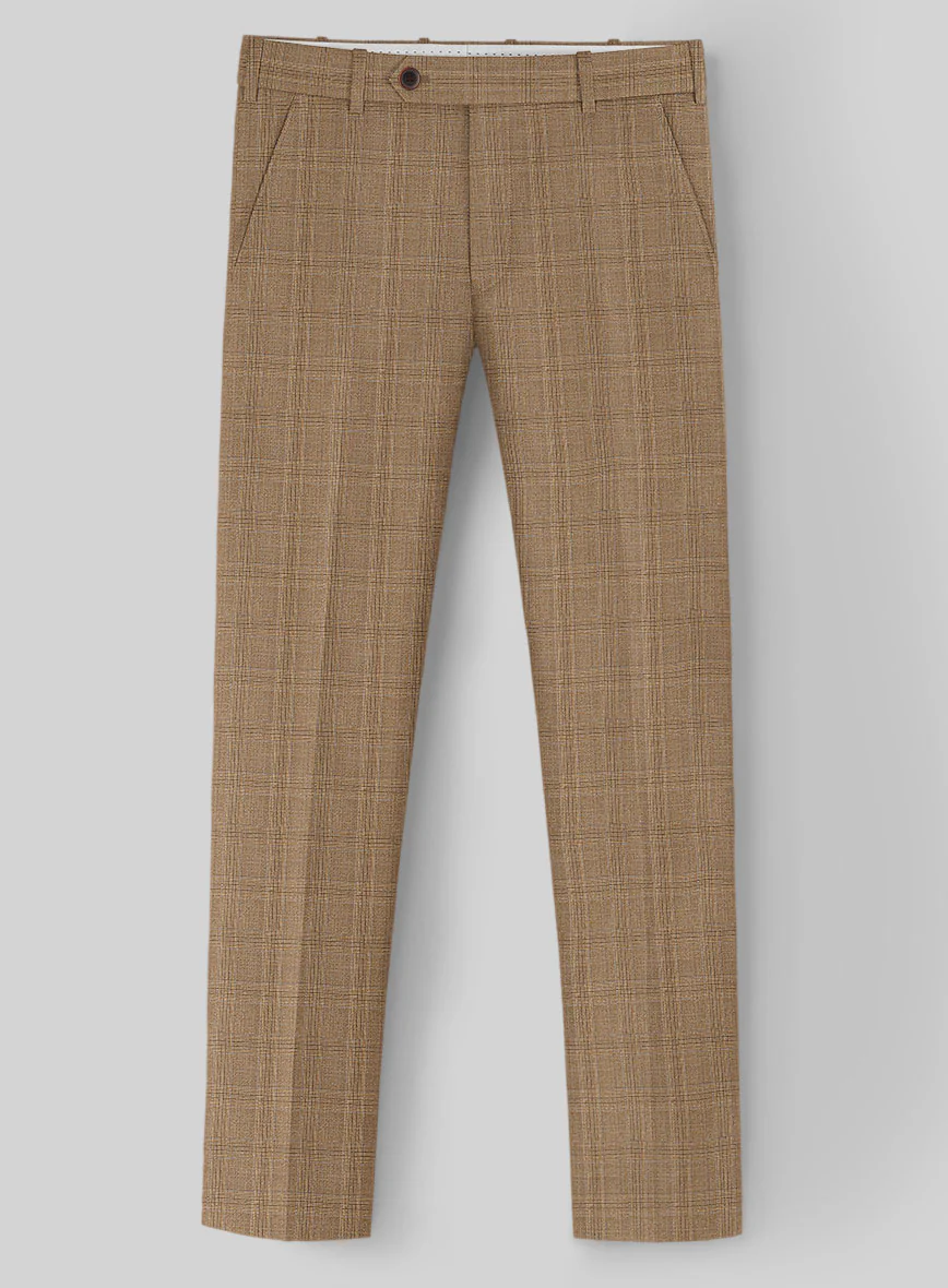 Napolean Gisde Glen Brown Wool Suit - Image 6