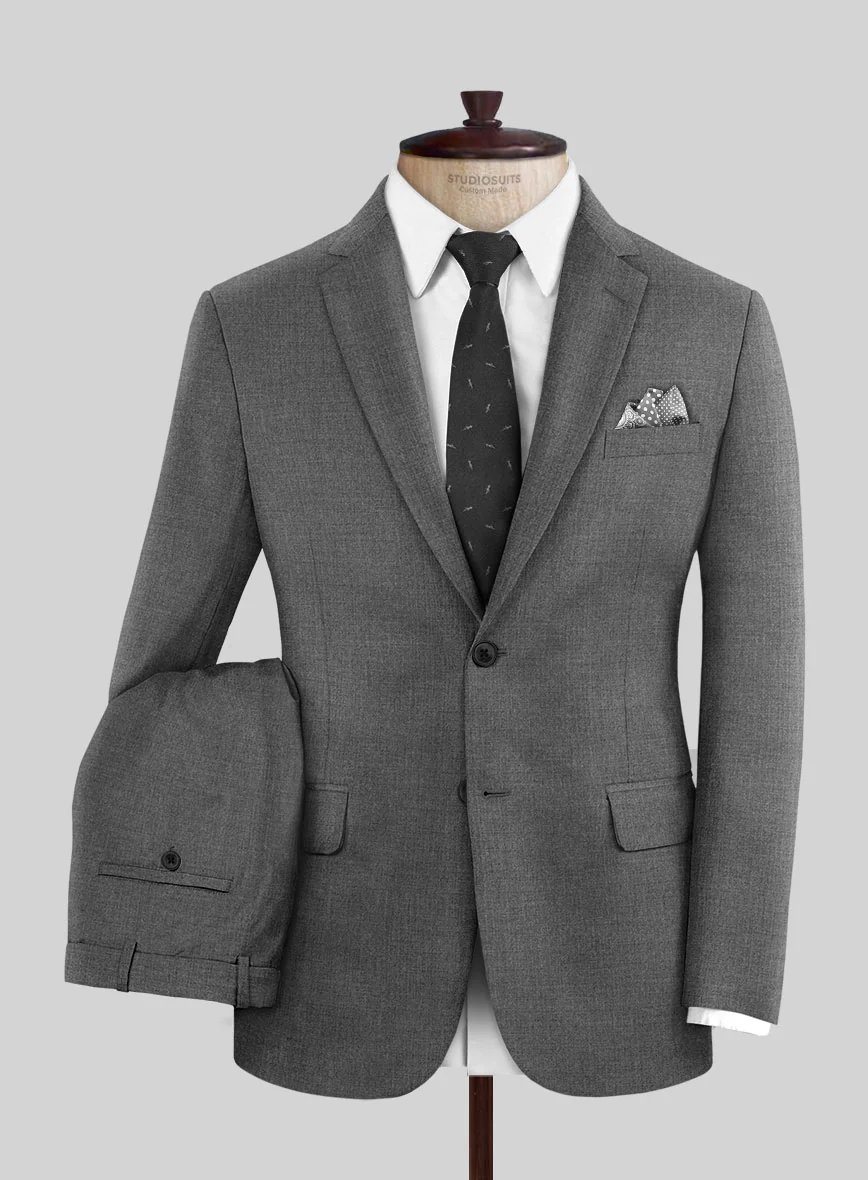 Napolean Gray Wool Suit - Image 2