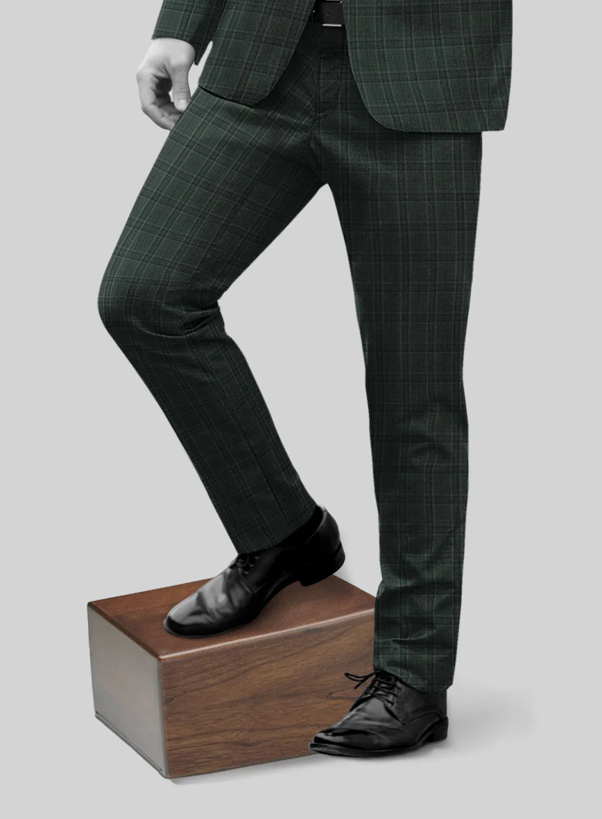 Napolean Green Hunting Plaid Pants - Image 2