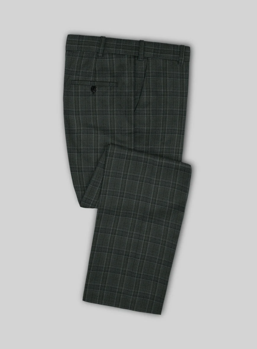 Napolean Green Hunting Plaid Suit - Image 4