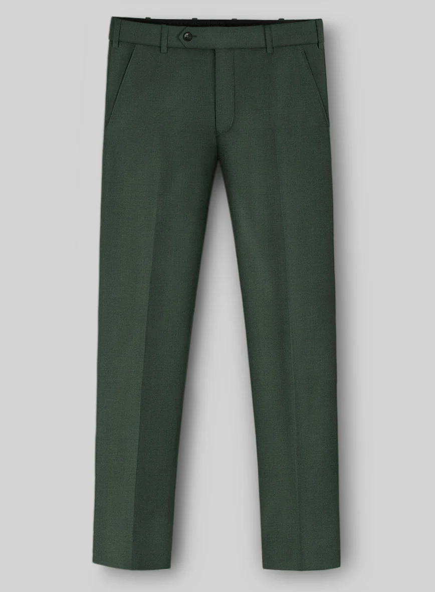 Napolean Green Wool Pants - Image 2