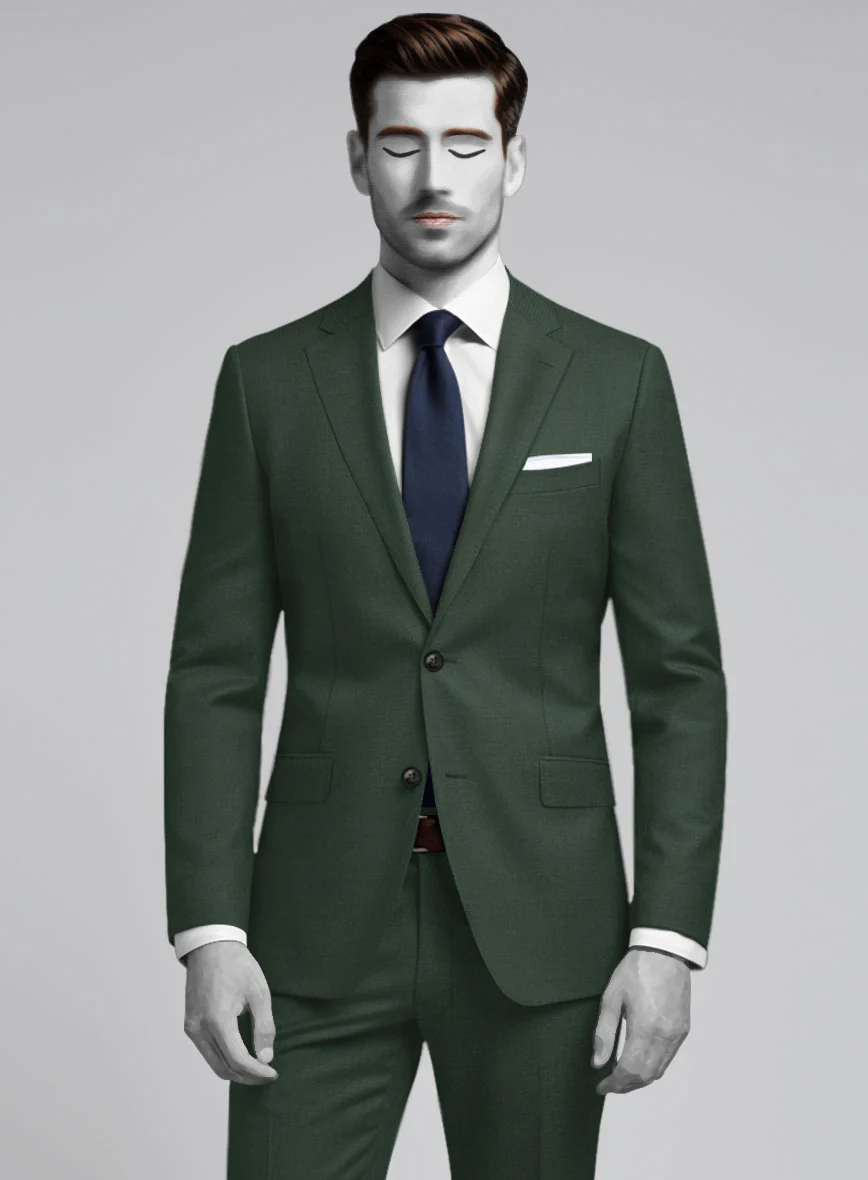 Napolean Green Wool Suit - Image 3