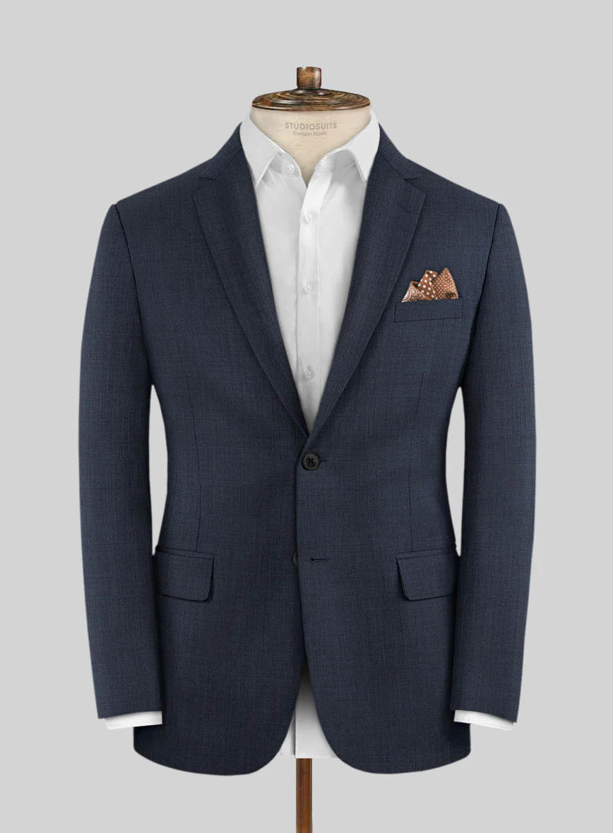 Napolean Highball Blue Wool Jacket - Image 3