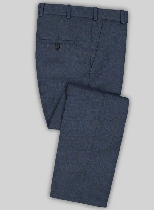 Napolean Highball Blue Wool Tuxedo Suit - Image 3