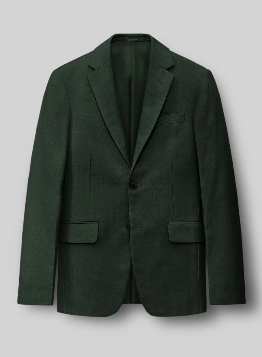 Napolean Hunter Green Wool Suit - Image 2