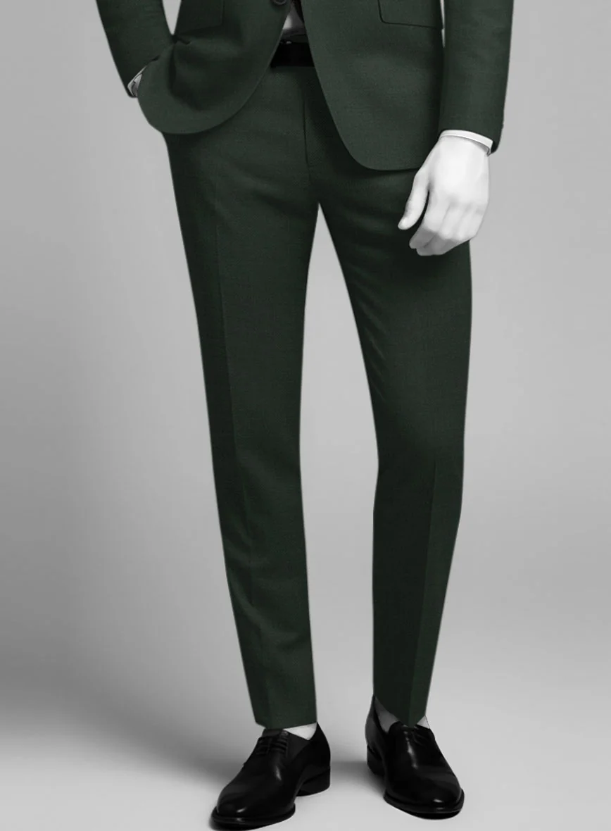 Napolean Hunter Green Wool Suit - Image 5