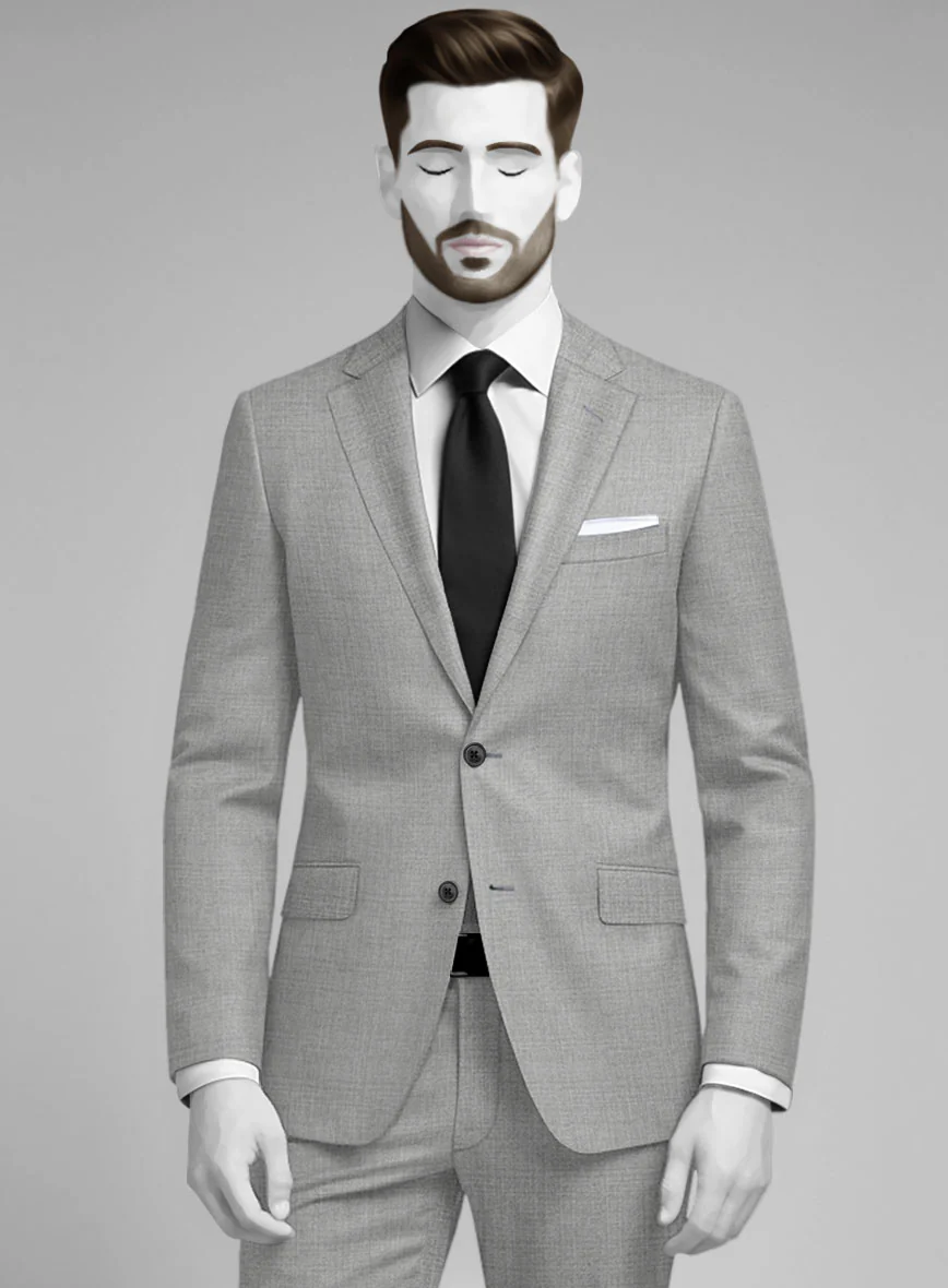 Napolean Ice Gray Wool Jacket - Image 2