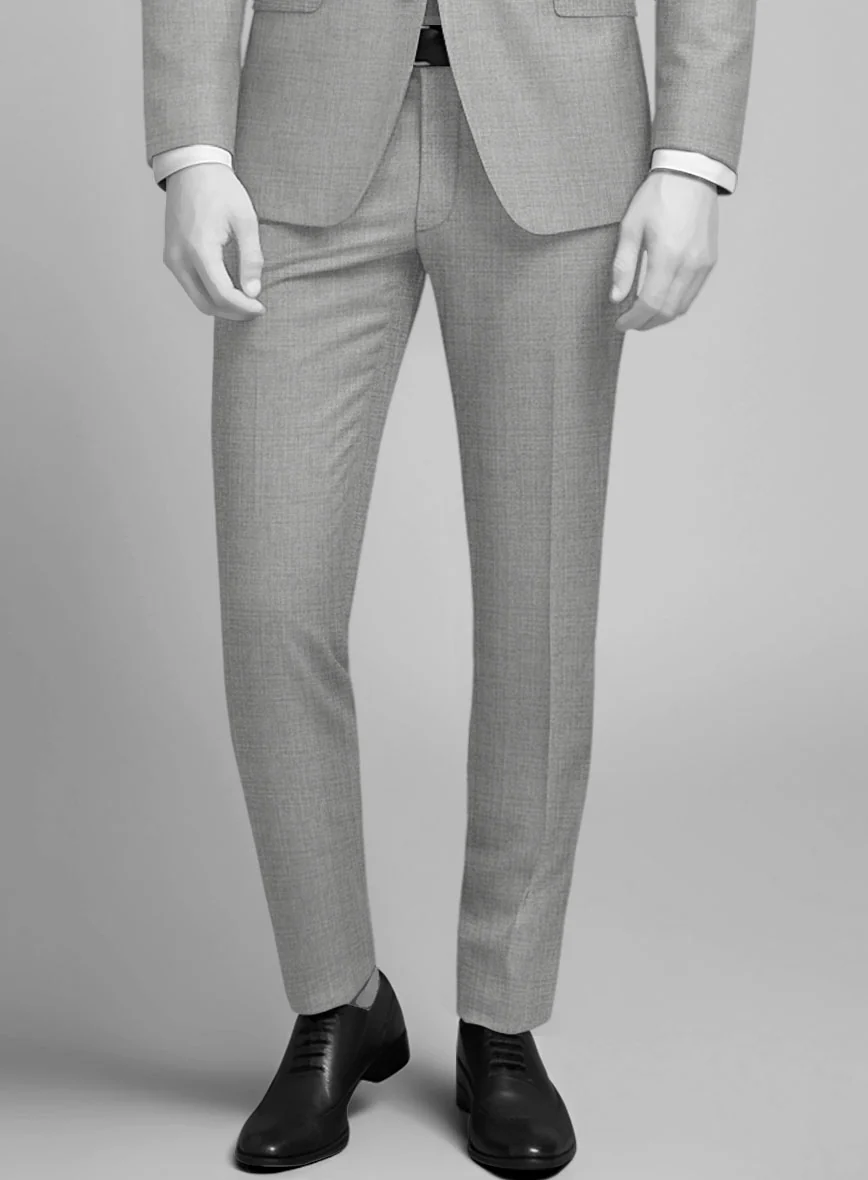 Napolean Ice Gray Wool Suit - Image 6