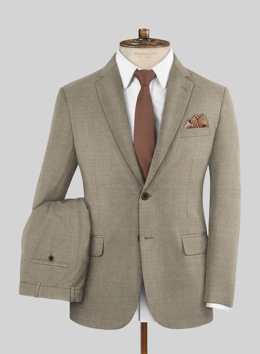 Napolean Infantry Khaki Wool Suit - Image 2
