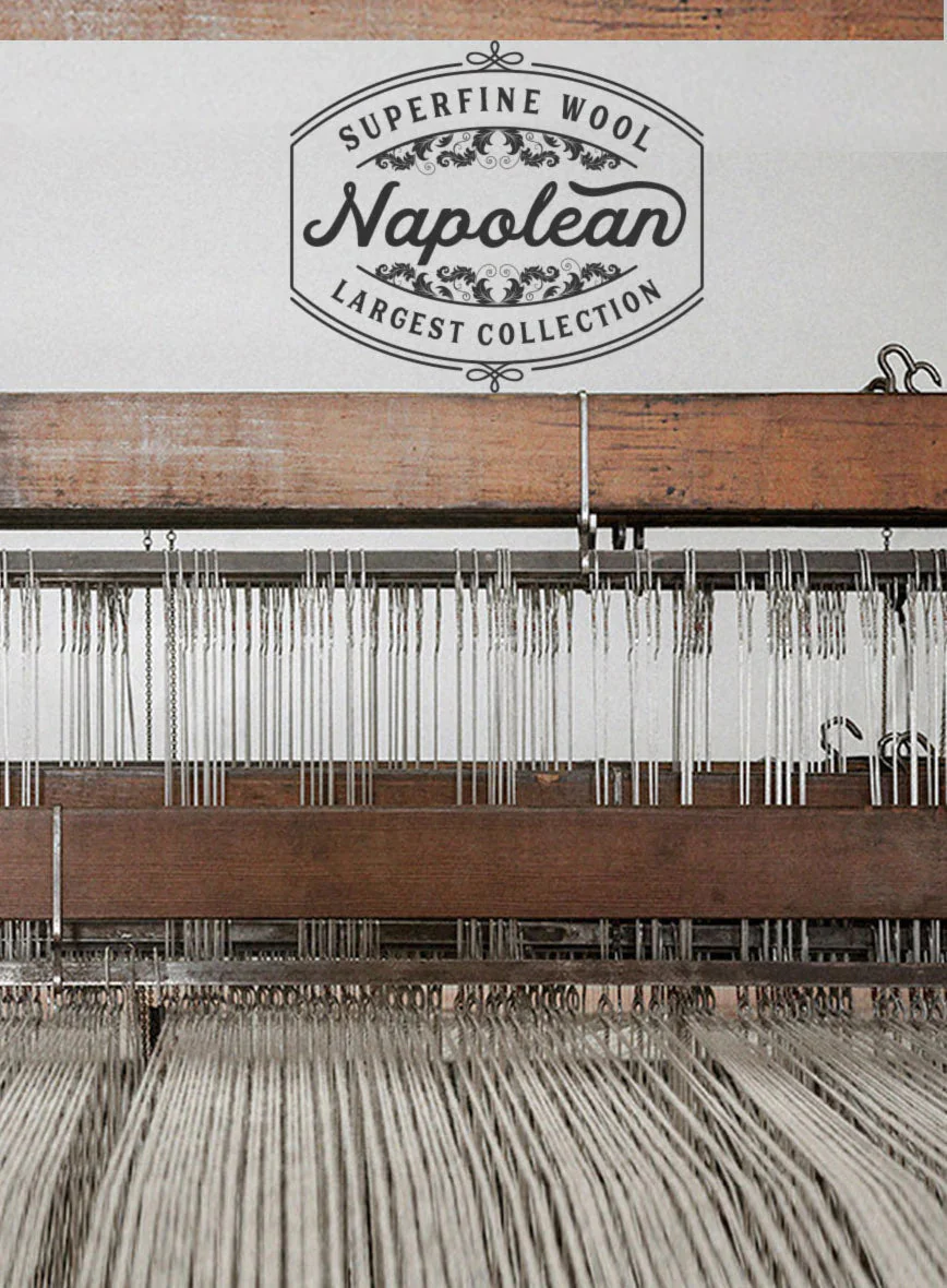 Napolean Ink Blue Wool Jacket - Image 5