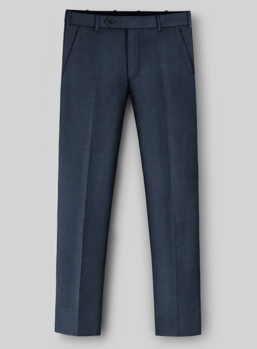 Napolean Ink Blue Wool Suit - Image 5