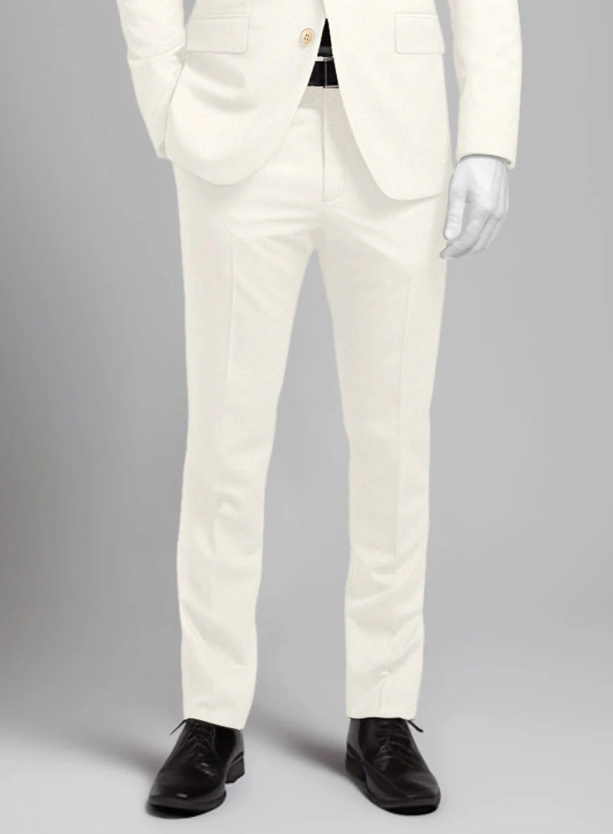 Napolean Ivory Wool Pants - Image 2