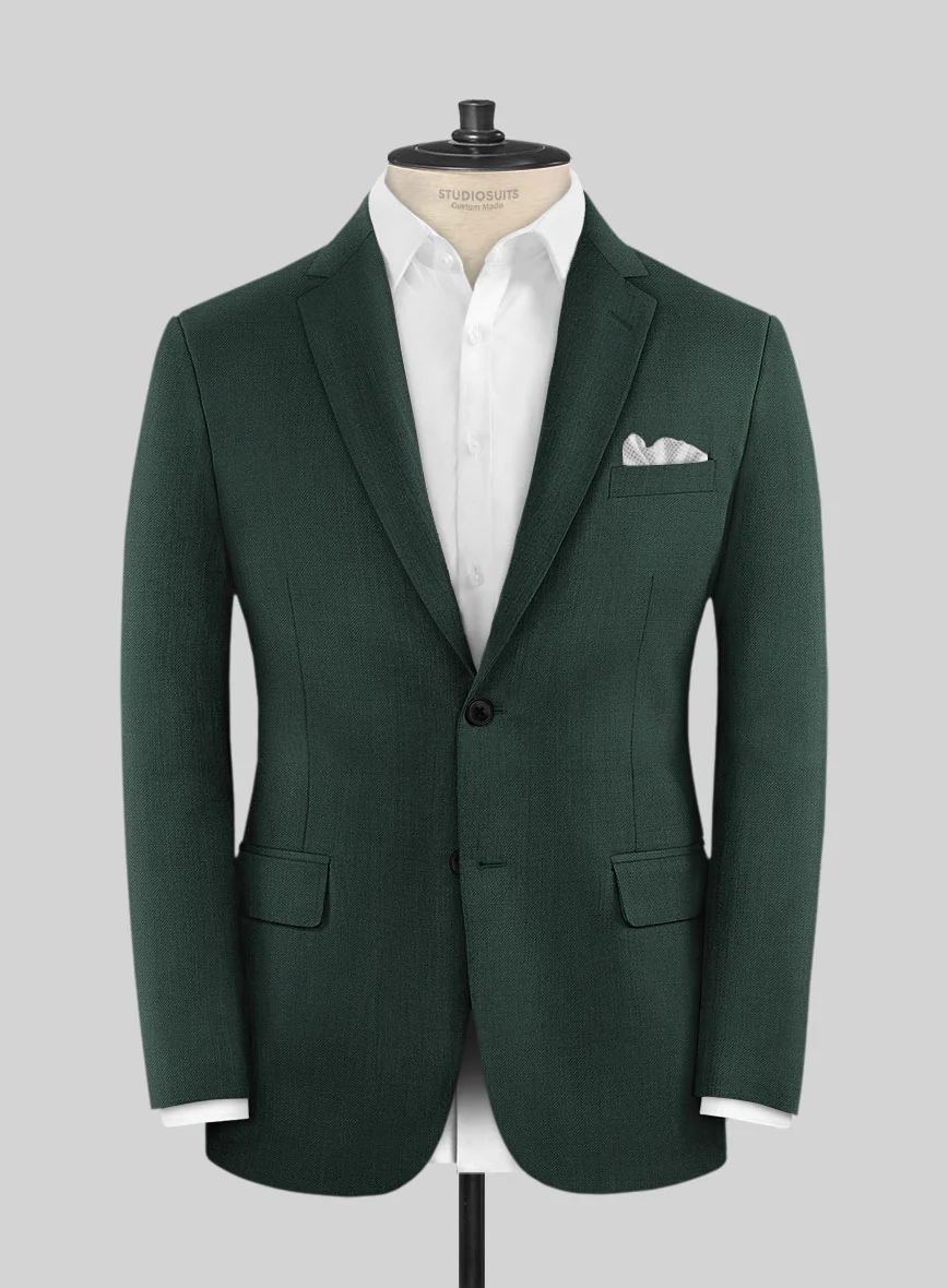 Napolean Jungle Green Wool Suit - Image 5