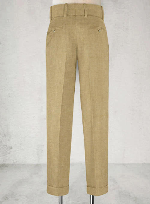 Napolean Khaki Double Gurkha Wool Trousers - Image 8
