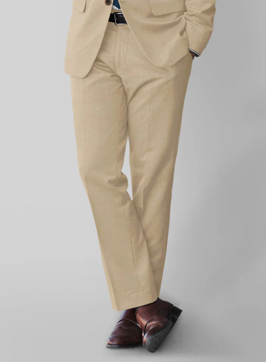 Napolean Khaki Wool Suit - Image 4