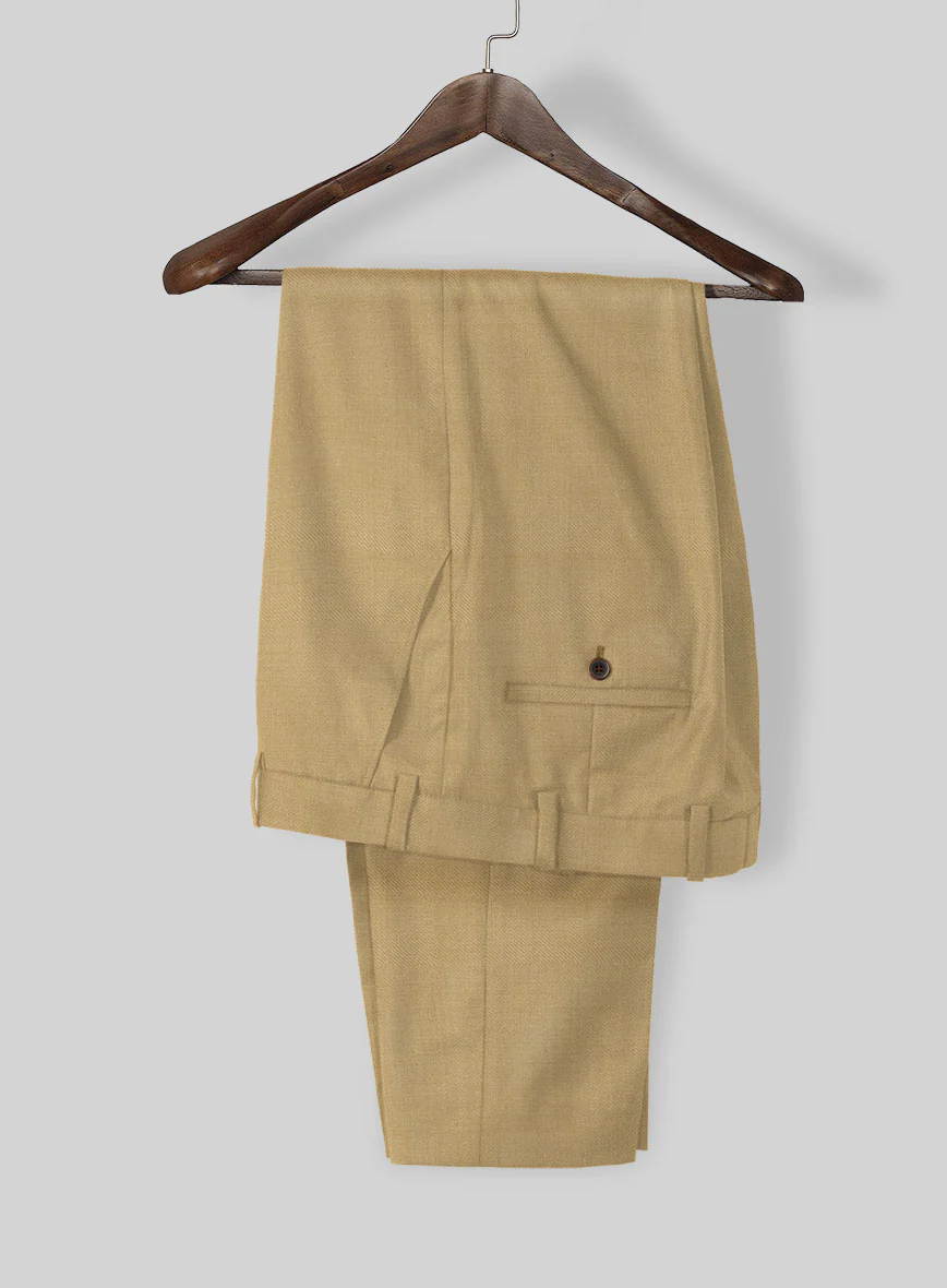 Napolean Khyber Khaki Wool Suit - Image 6