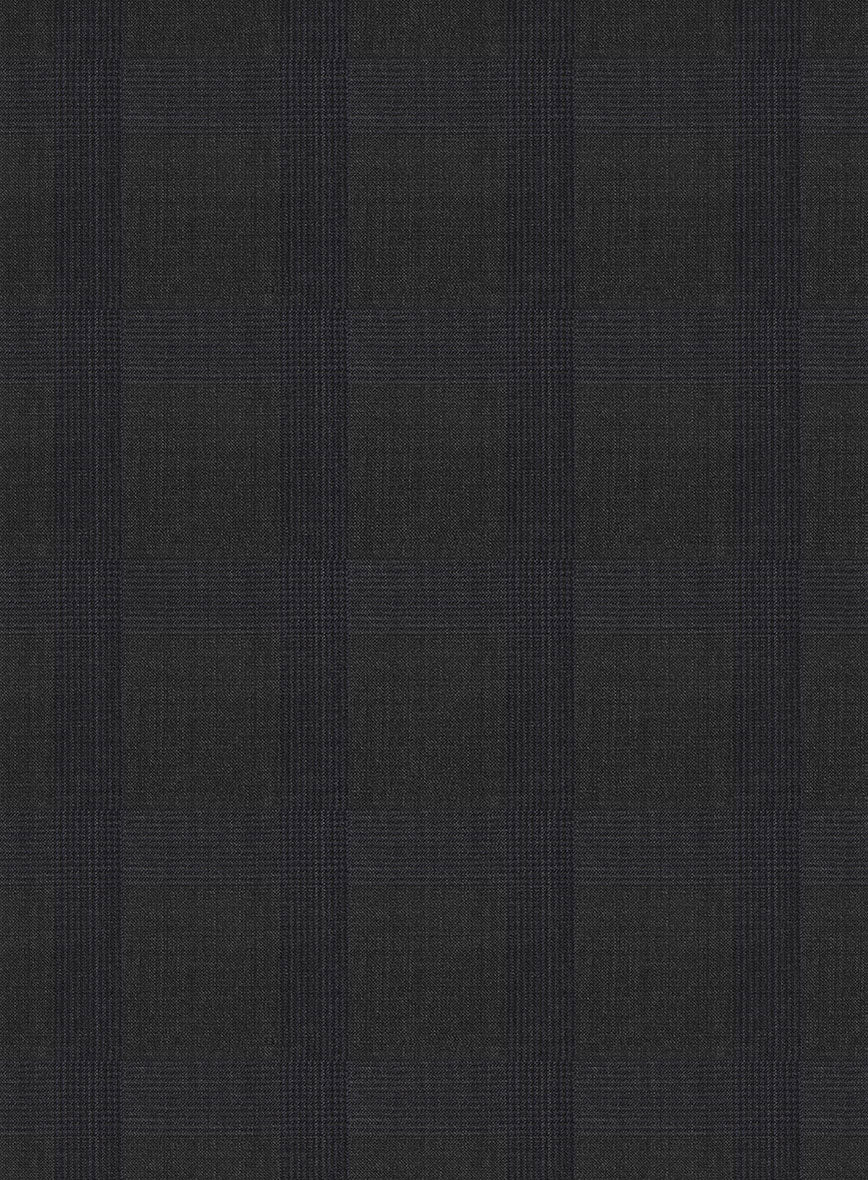 Napolean Knight Charcoal Check Jacket - Image 2