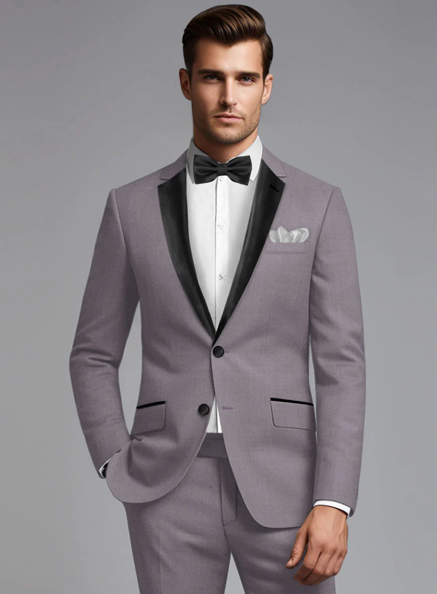 Napolean Lavander Wool Tuxedo Jacket - Image 2