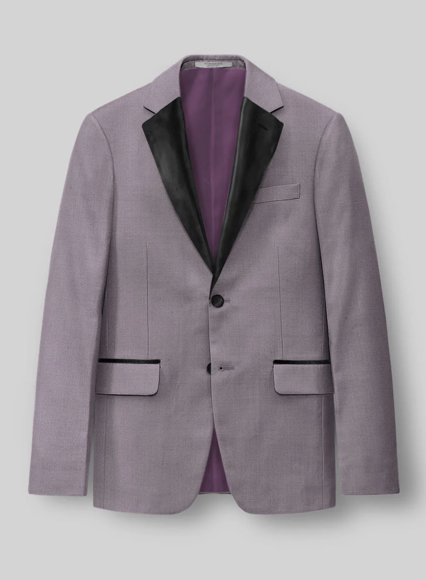 Napolean Lavander Wool Tuxedo Suit - Image 4