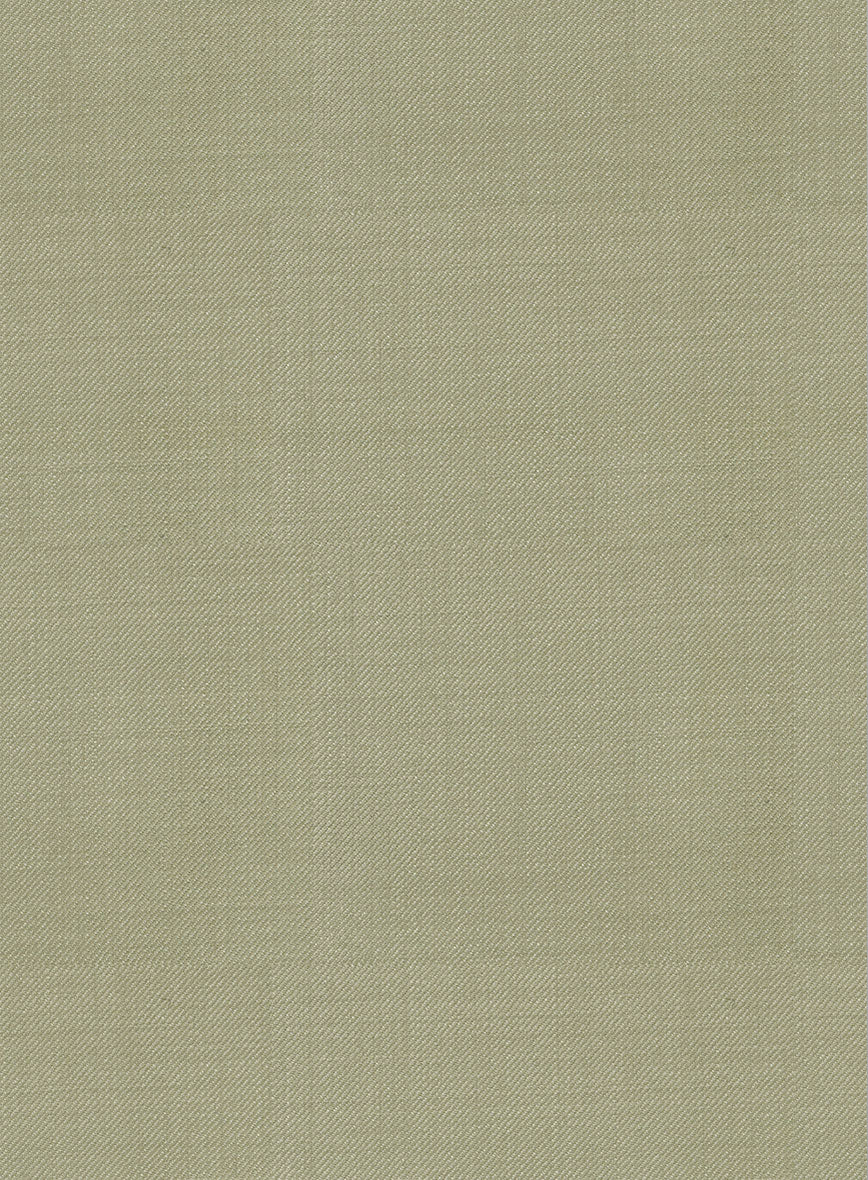 Napolean Light Khaki Wool Basel Double Breasted Suit - Image 6