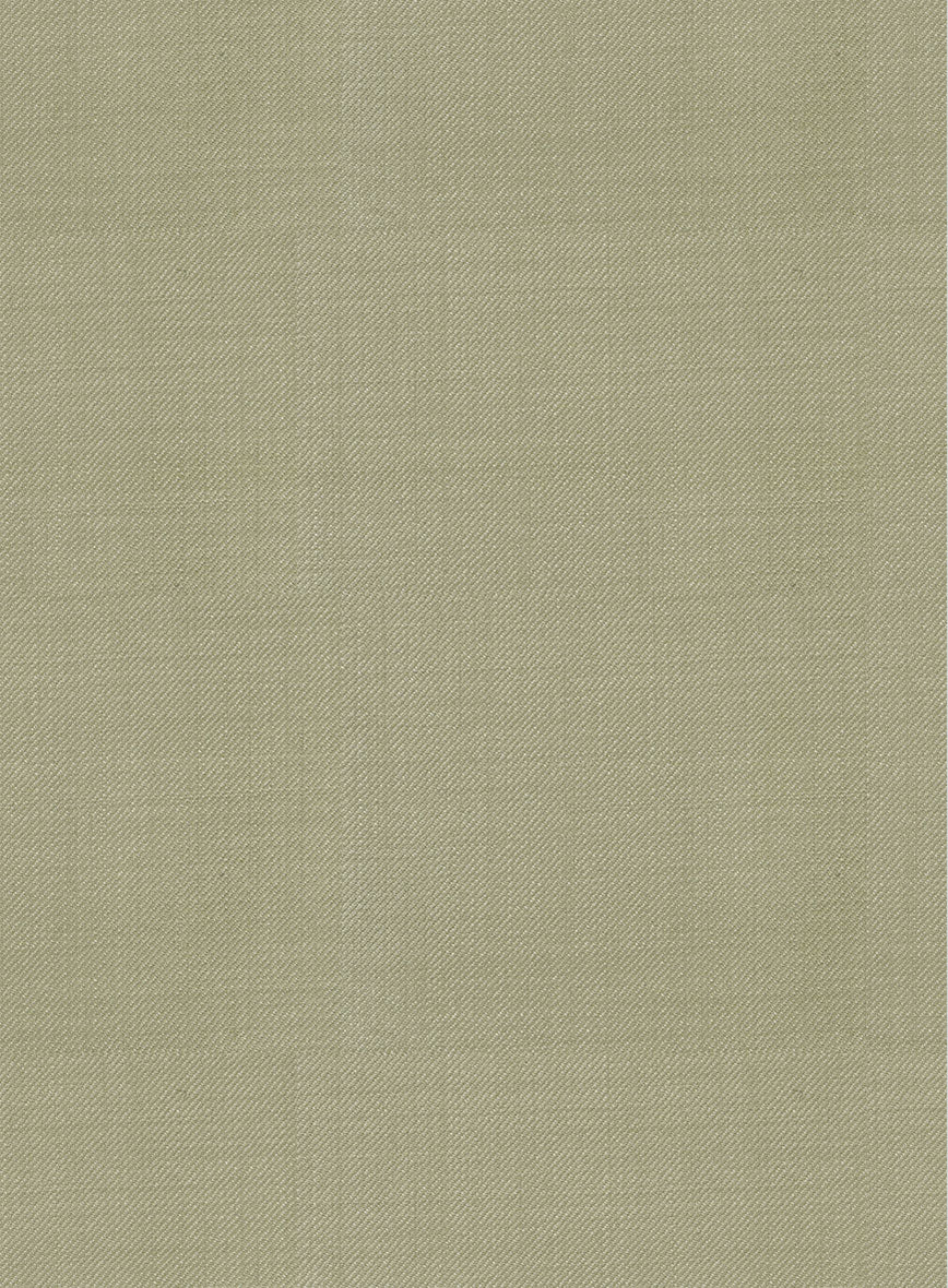Napolean Light Khaki Wool Pants - Image 3