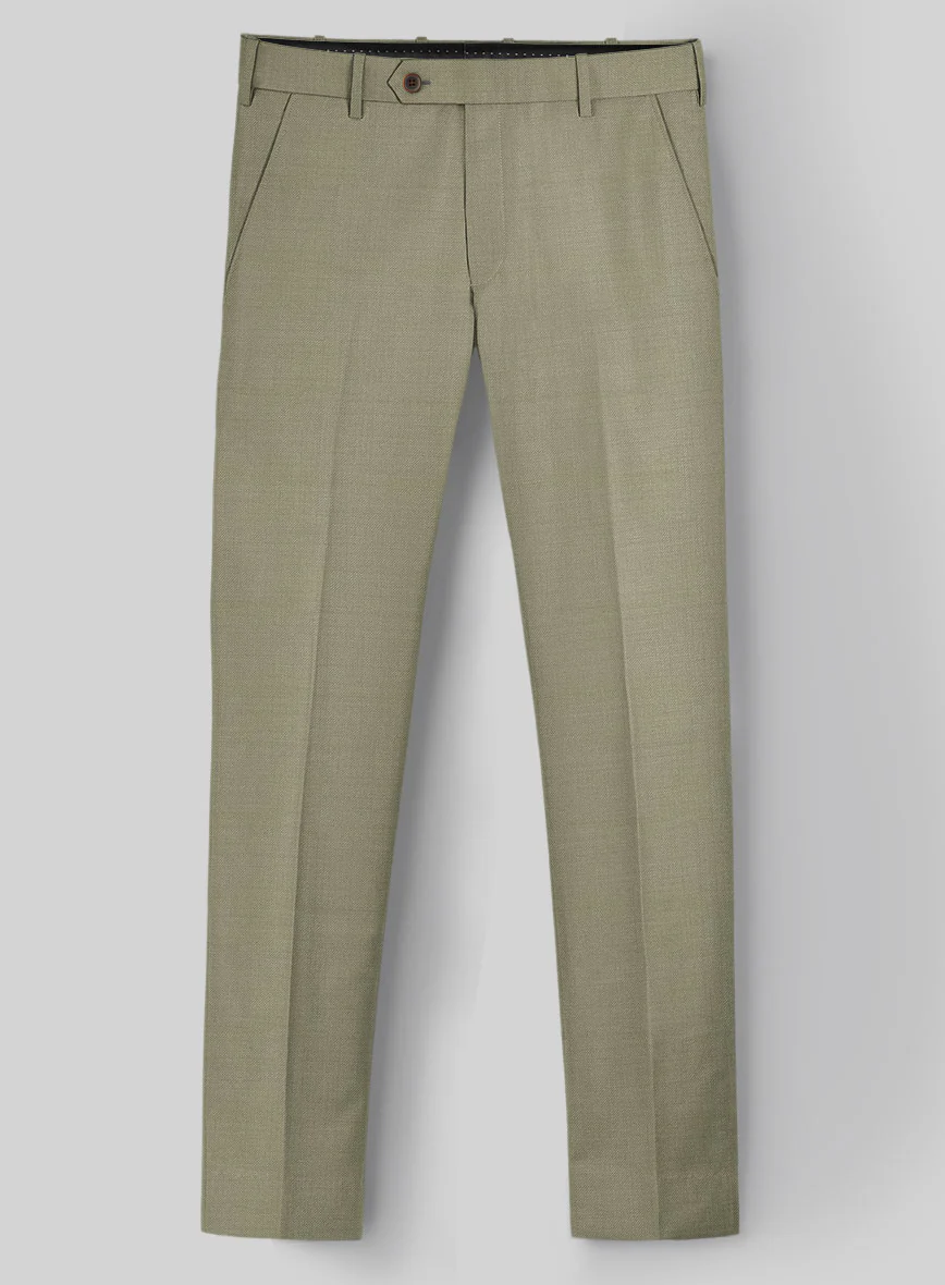 Napolean Light Khaki Wool Suit - Image 5