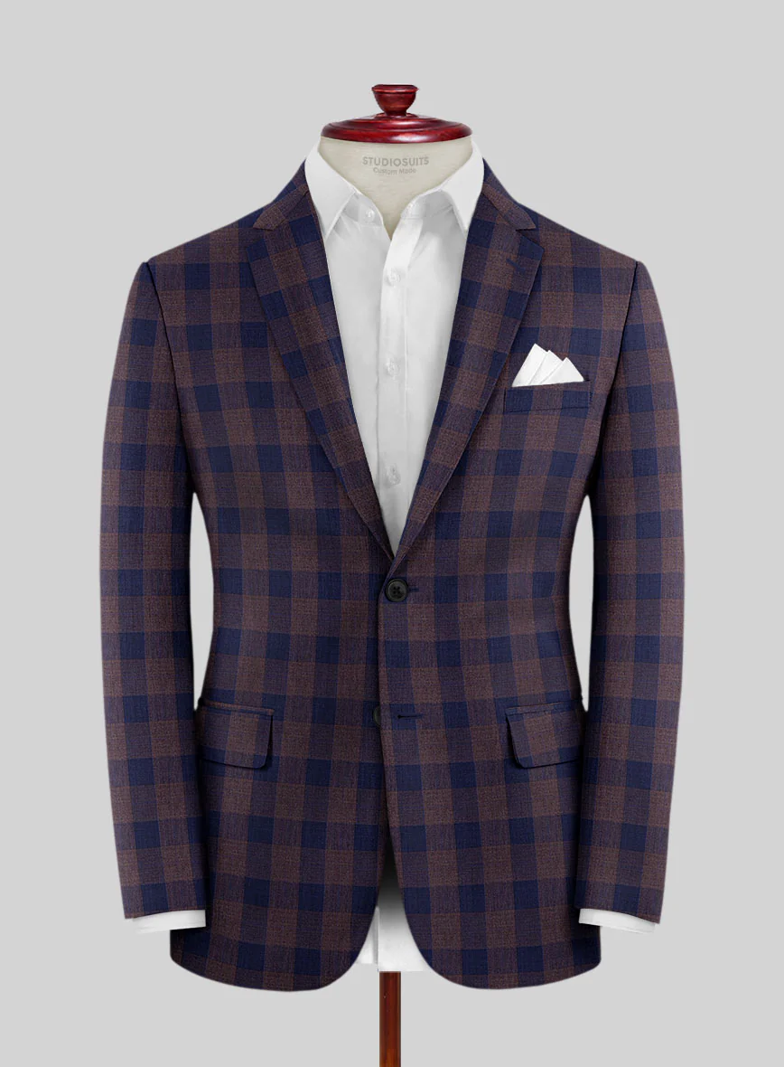 Napolean Lola Blue Wool Jacket - Image 3