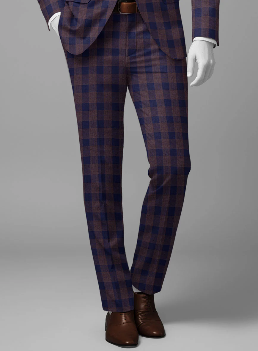 Napolean Lola Blue Wool Pants - Image 2