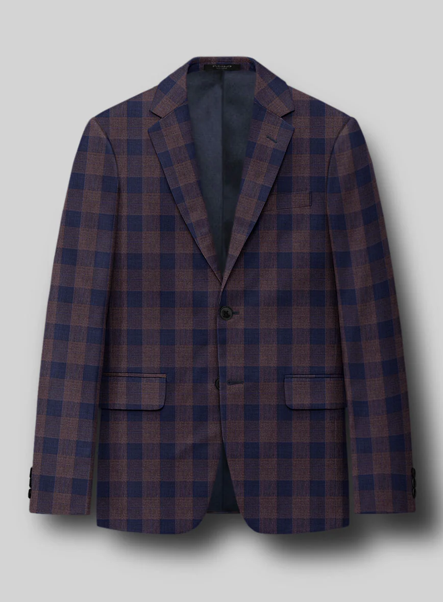 Napolean Lola Blue Wool Suit - Image 5