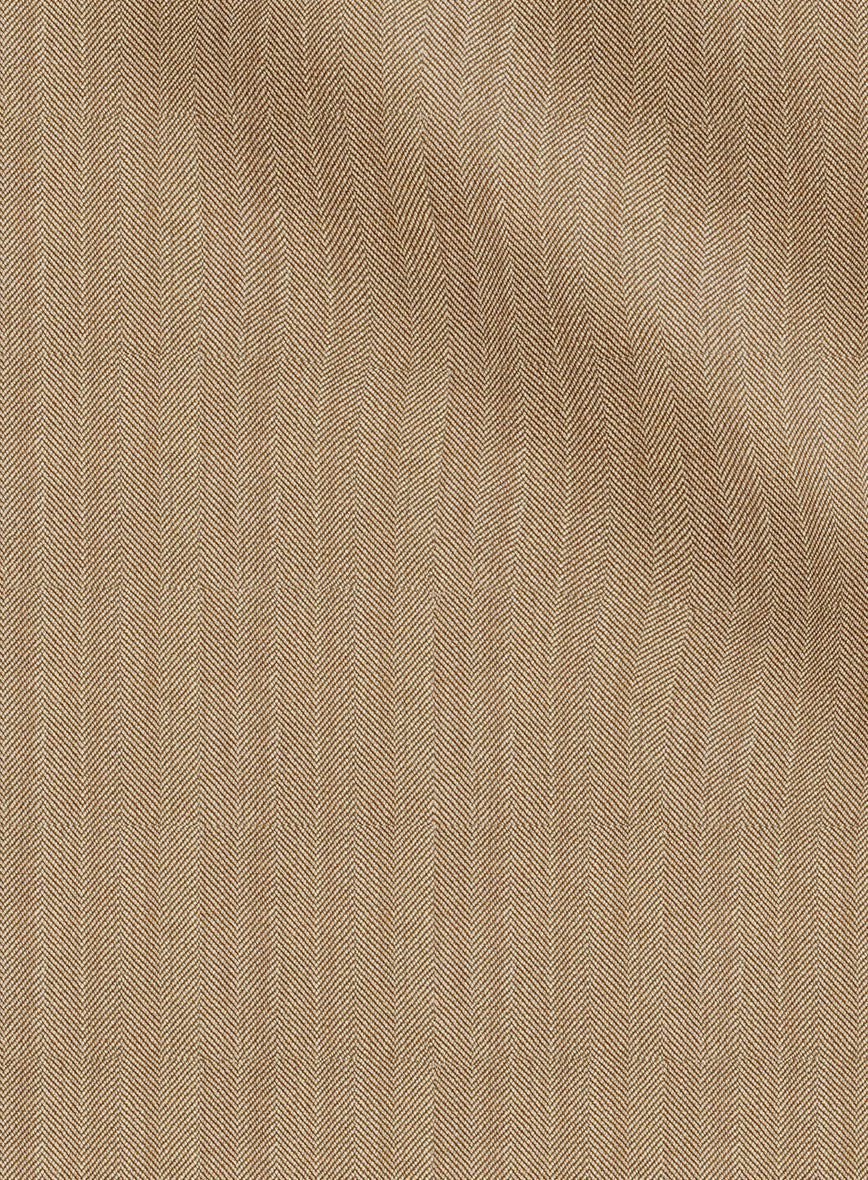 Napolean Lurvani Herringbone Biscotti Wool Jacket - Image 3