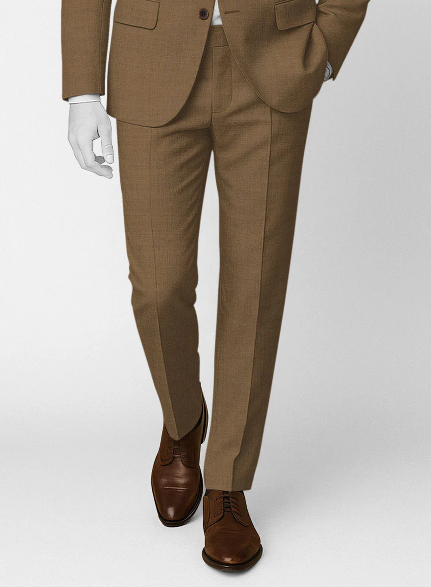 Napolean Melange Brown Wool Suit - Image 6