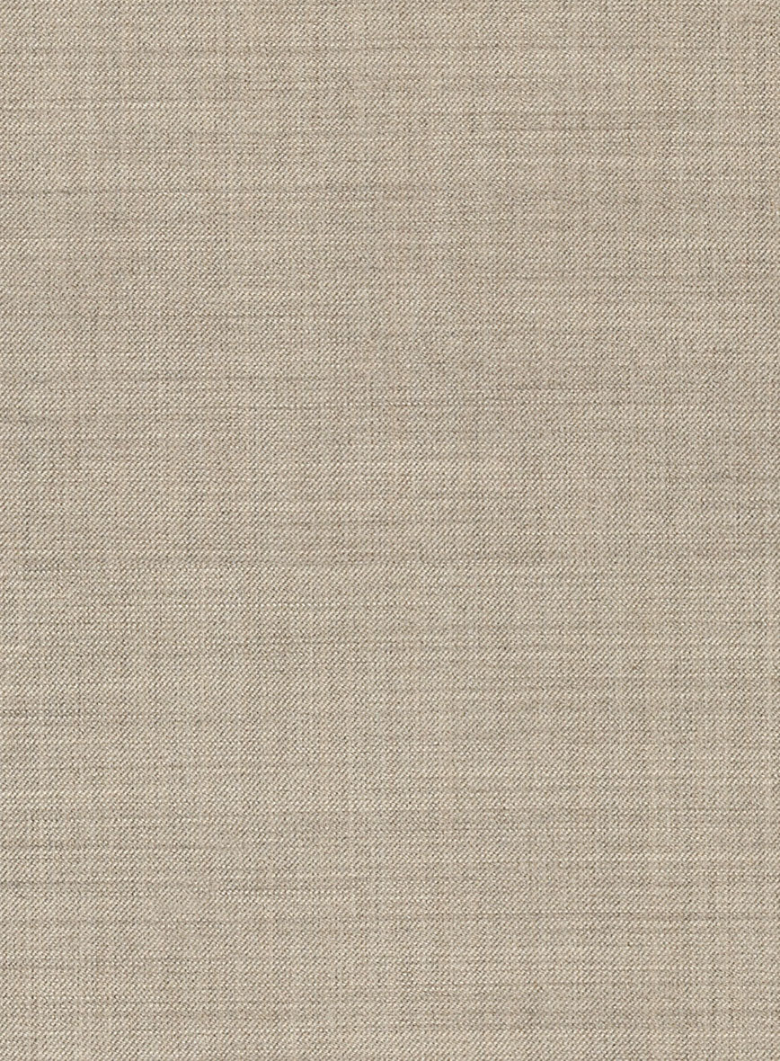 Napolean Melange Khaki Wool Suit - Image 7
