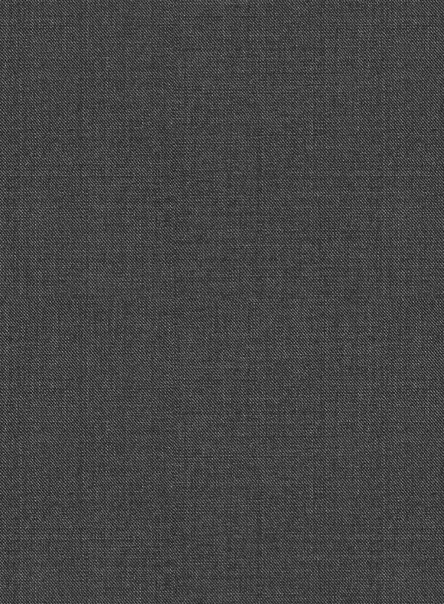 Napolean Mid Charcoal Double Gurkha Wool Trousers - Image 5
