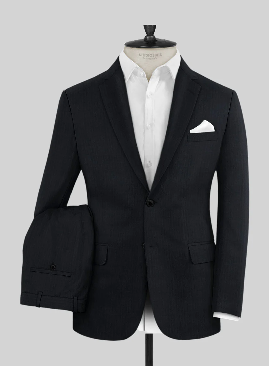 Napolean Midnight Wool Suit - Image 2