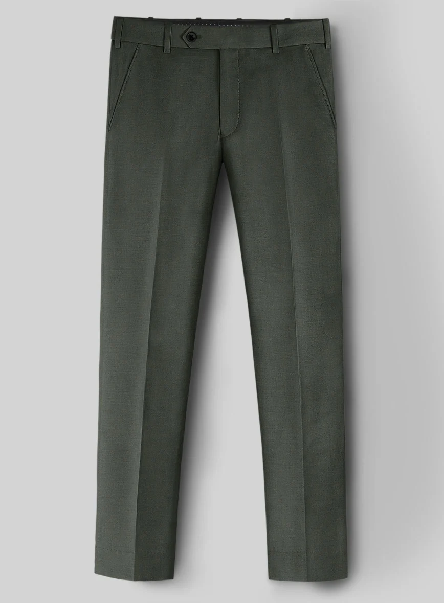 Napolean Military Green Wool Suit - Image 4