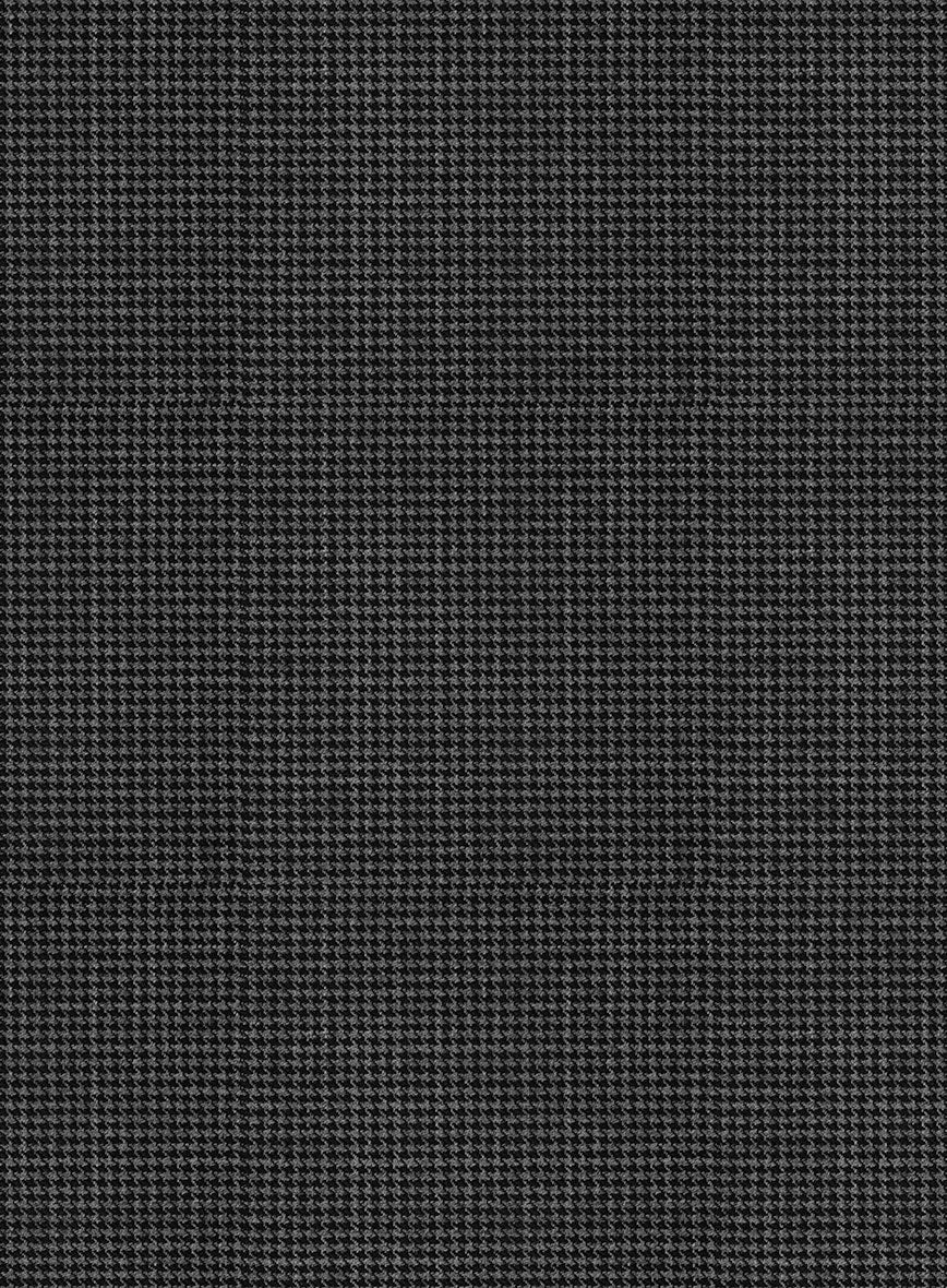 Napolean Mini Houndstooth Gray Wool Suit - Image 7