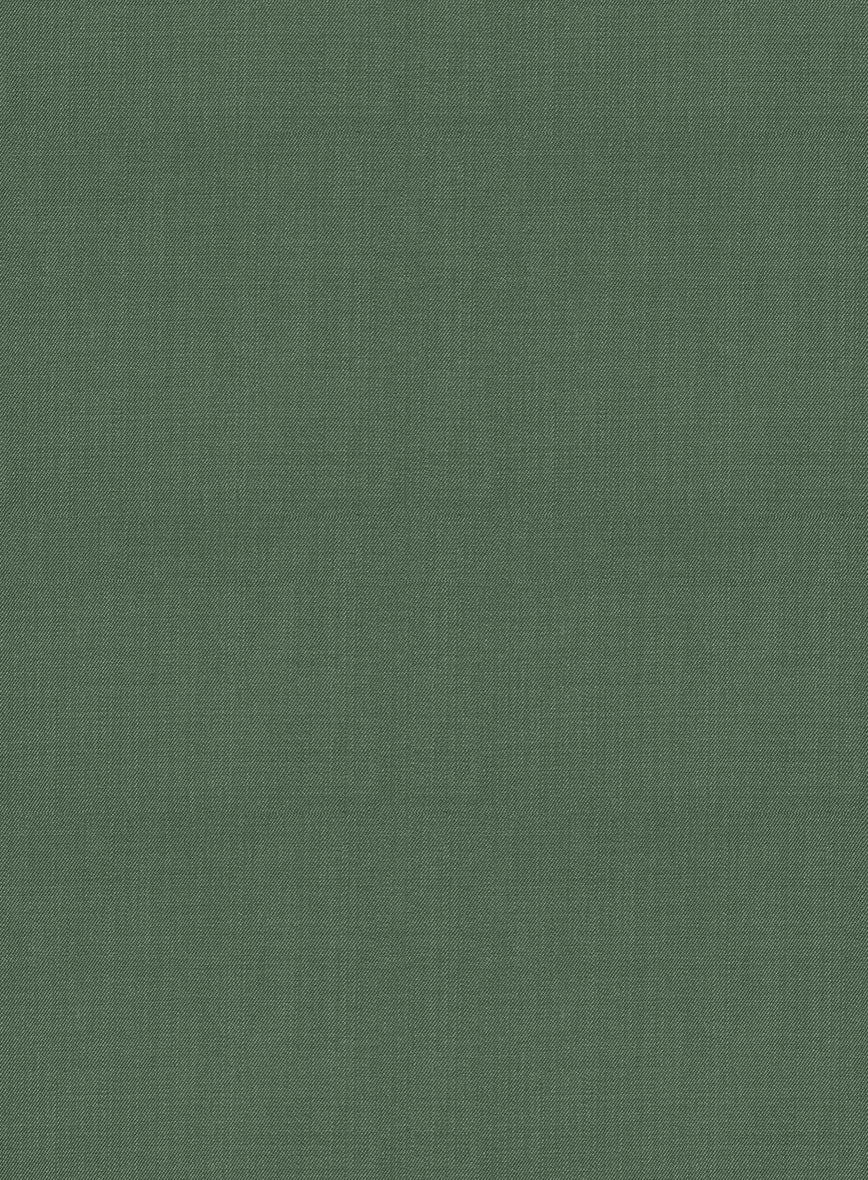 Napolean Moss Green Wool Double Breasted Jacket - Image 2