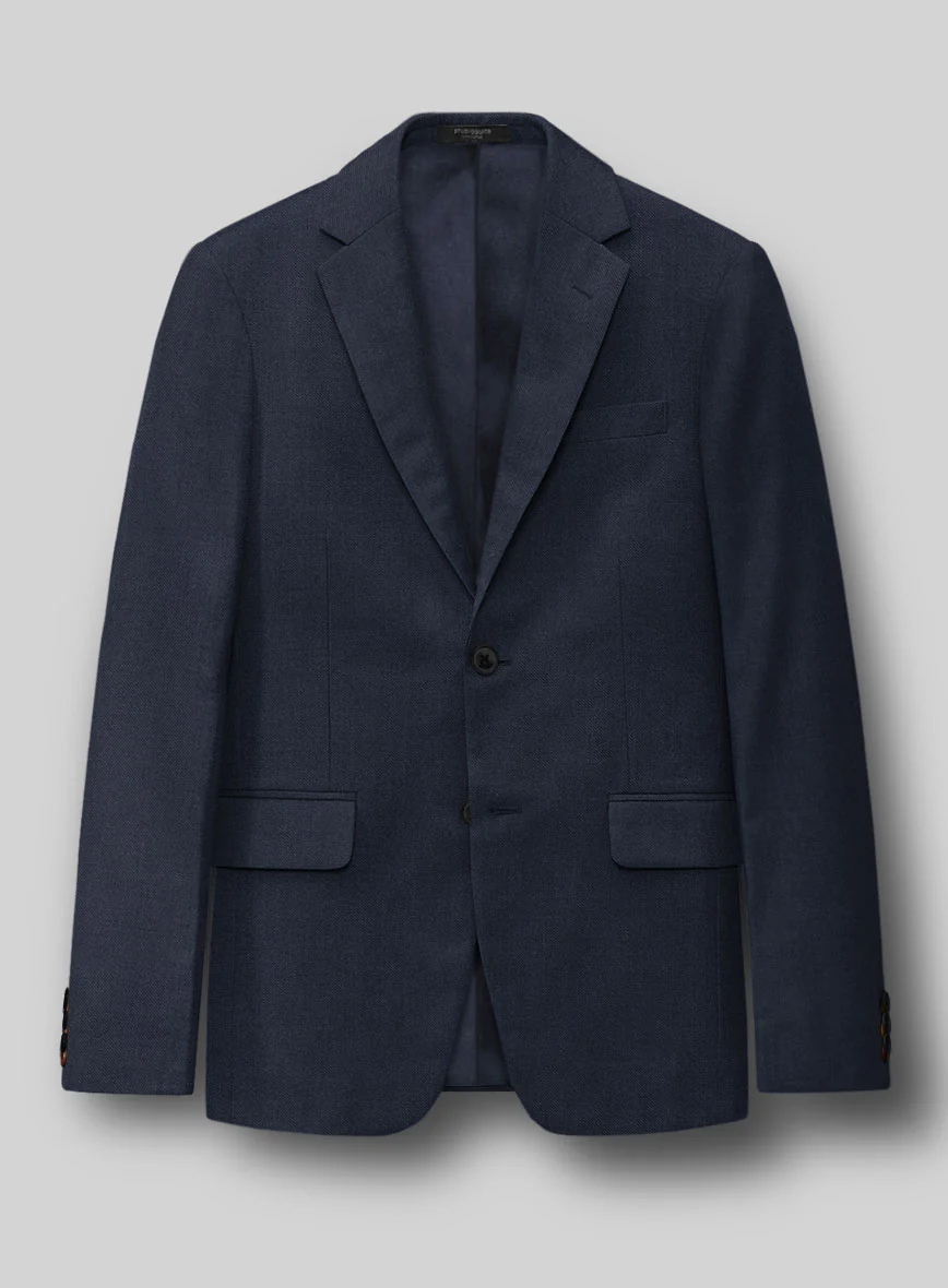 Napolean Navy Blue Wool Suit - Image 3