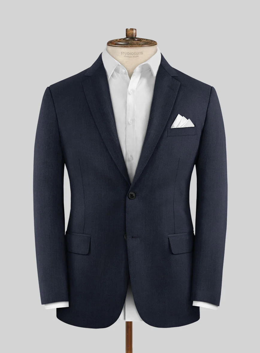 Napolean Navy Blue Wool Suit - Image 5