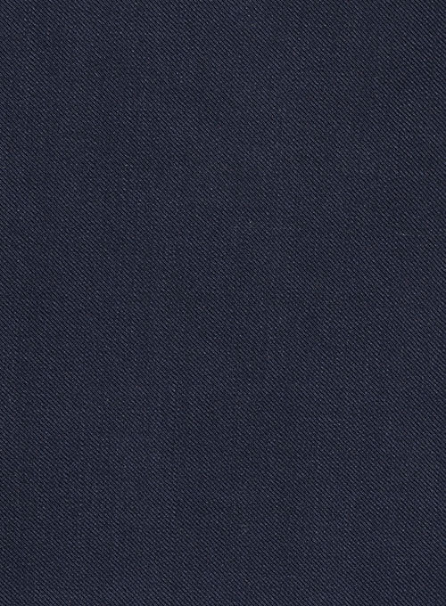 Napolean Navy Blue Wool Double Breasted Suit - Image 2