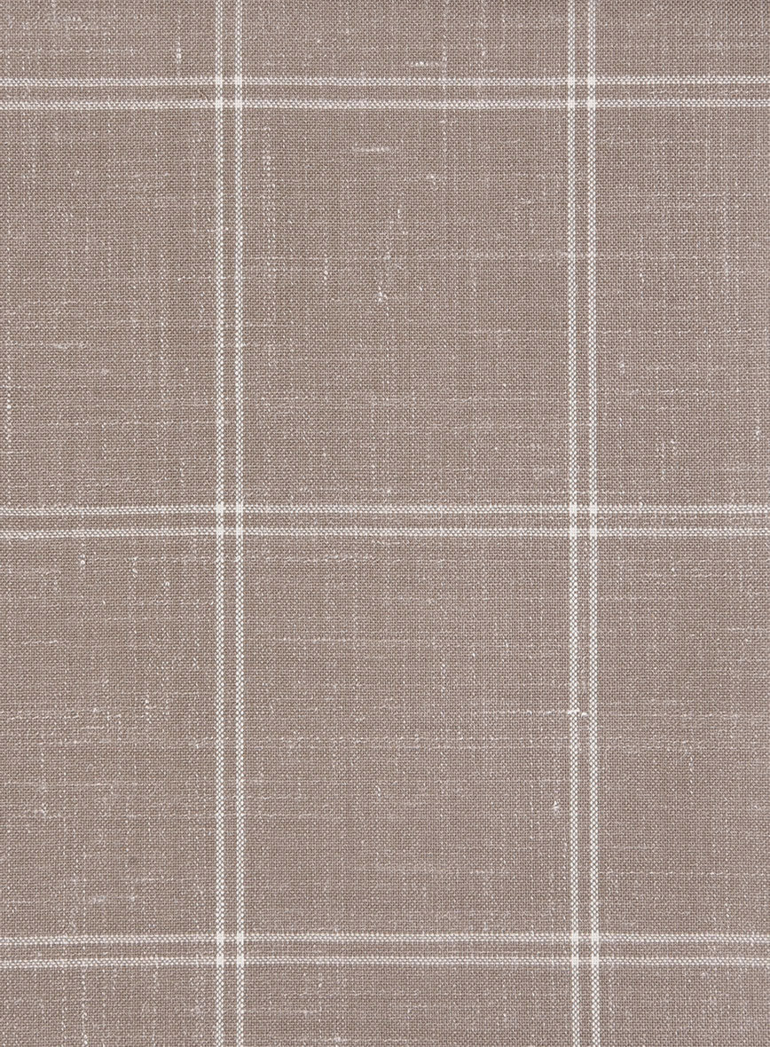 Napolean Noemi Windowpane Brown Wool Suit - Image 7