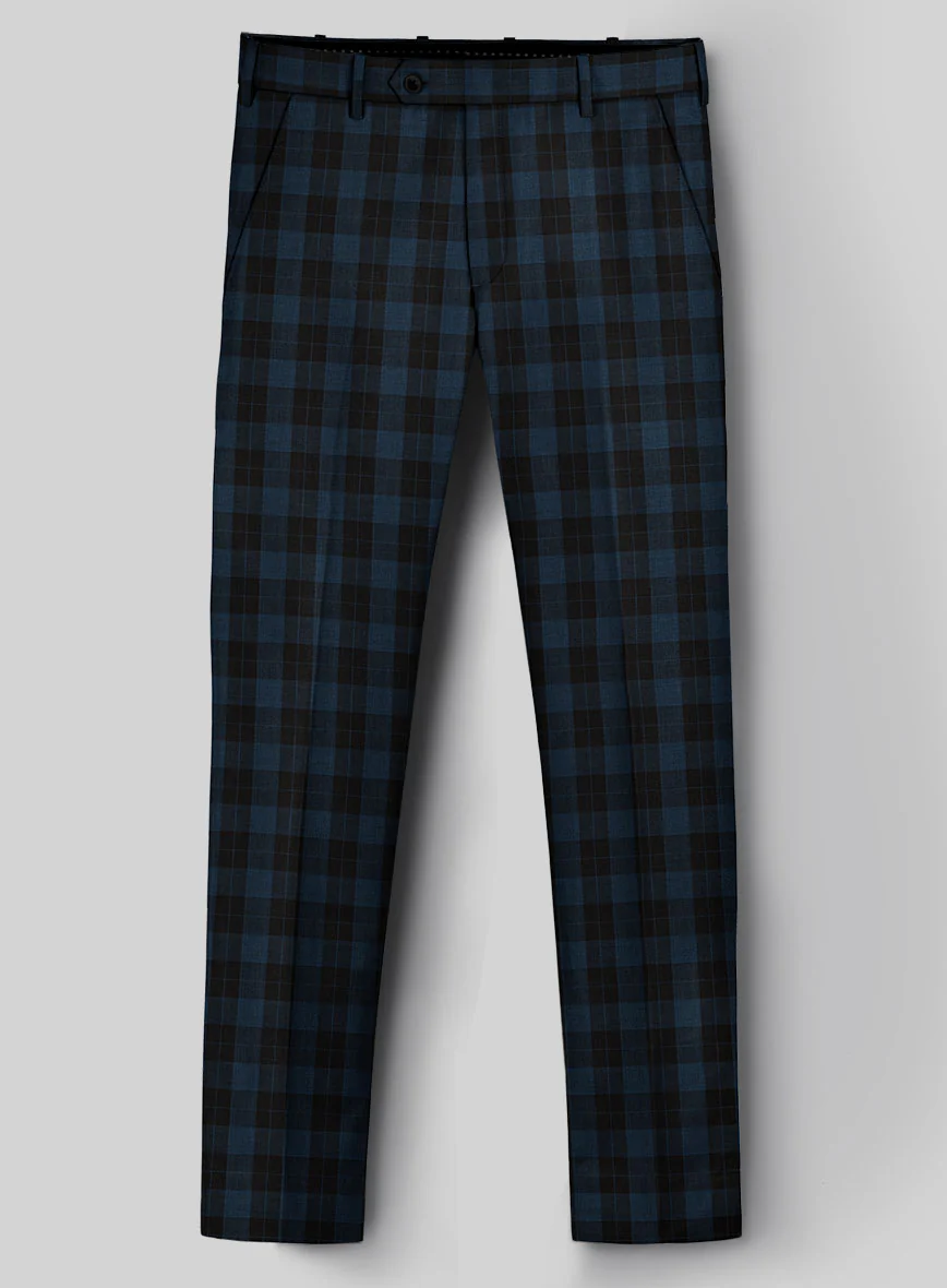Napolean Oldo Blue Wool Suit - Image 5